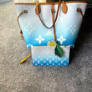 COPY - Louis Vuitton Never full with Pouch, Multi color